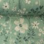 Preview: Joy - Double Gauze, Blumen, floral, lindgrün